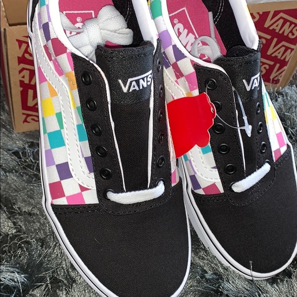 VANS BIG KID WARD SNEAKERS Party Check - Picture 6 of 14